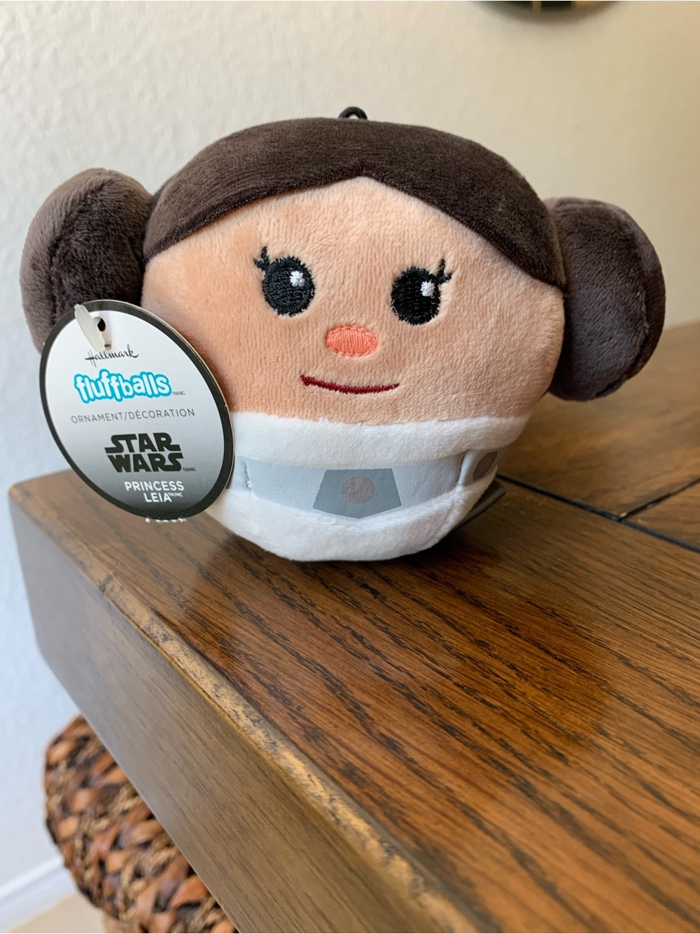 NEW Hallmark Fluffballs Princess Leia Star Wars Plush Jedi Toy Soft Collectible